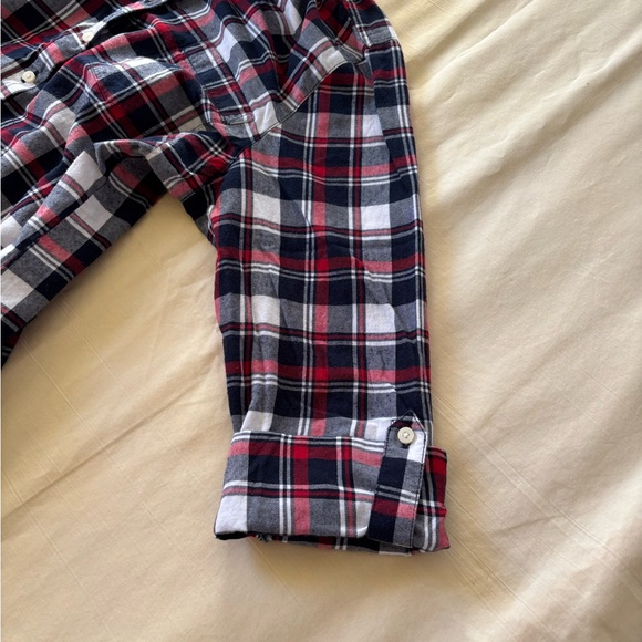 Tommy Hilfiger Gray/navyblue and Red Plaid Shirt Size L/G - Picture 10 of 15